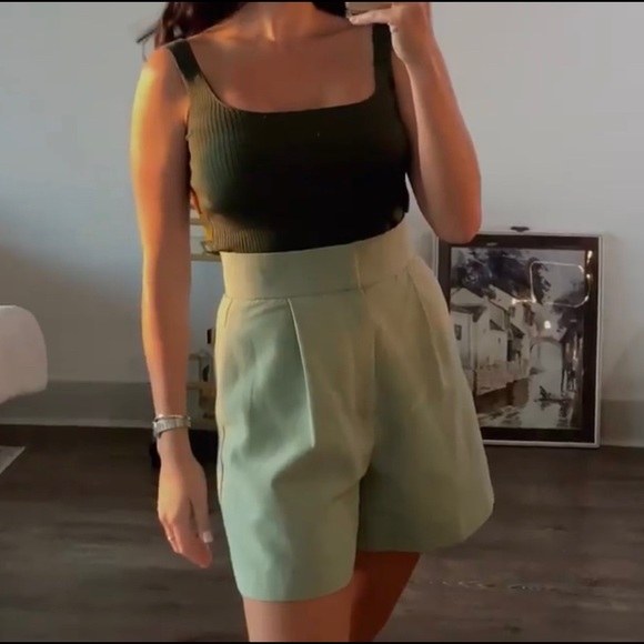Zara Pants - ZARA Linen blend shorts
